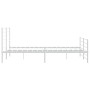 Metallbettgestell mit Kopf- und Fußteil weiß 183x213 cm von vidaXL, Betten und Lattenroste - Ref: Foro24-352391, Preis: 98,26...