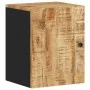 Armario de baño de pared madera maciza de mango 38x33x48 cm de vidaXL, Muebles de baño - Ref: Foro24-351990, Precio: 70,71 €,...