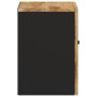 Wandmontierter Badezimmerschrank aus massivem Mangoholz, 38 x 33 x 48 cm von vidaXL, Badezimmermöbel - Ref: Foro24-351990, Pr...