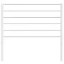 Cabecero de metal blanco 100 cm de vidaXL, Cabeceros y pies de cama - Ref: Foro24-352397, Precio: 22,74 €, Descuento: %