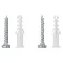 Supports for hanging baskets 4 units black steel by vidaXL, Trellises and plant supports - Ref: Foro24-319361, Price: 21,43 €...