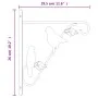 Supports for hanging baskets 4 units black steel by vidaXL, Trellises and plant supports - Ref: Foro24-319361, Price: 21,43 €...