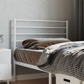 Kopfteil aus weißem Metall, 80 cm von vidaXL, Kopf- und Fußteile - Ref: Foro24-352395, Preis: 22,31 €, Rabatt: %
