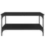 Engineered wood black coffee table 80x80x40 cm by vidaXL, Coffee table - Ref: Foro24-832838, Price: 56,81 €, Discount: %