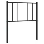 Cabecero de metal negro 100 cm de vidaXL, Cabeceros y pies de cama - Ref: Foro24-352509, Precio: 20,75 €, Descuento: %