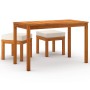 3-teilige Garten-Essgruppe mit Kissen aus Akazienholz von vidaXL, Gartensets - Ref: Foro24-319721, Preis: 162,27 €, Rabatt: %