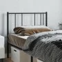 Cabecero de metal negro 100 cm de vidaXL, Cabeceros y pies de cama - Ref: Foro24-352509, Precio: 20,75 €, Descuento: %