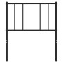 Kopfteil aus schwarzem Metall, 100 cm von vidaXL, Kopf- und Fußteile - Ref: Foro24-352509, Preis: 21,11 €, Rabatt: %
