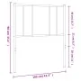 Cabecero de metal negro 100 cm de vidaXL, Cabeceros y pies de cama - Ref: Foro24-352509, Precio: 20,75 €, Descuento: %