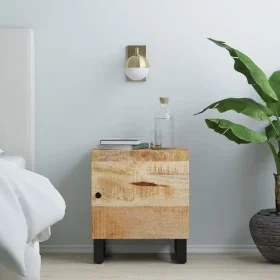 Nachttisch aus massivem Mangoholz, 40 x 33 x 46 cm von vidaXL, Nachttische - Ref: Foro24-345208, Preis: 66,67 €, Rabatt: %
