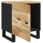 Nachttisch aus massivem Mangoholz, 40 x 33 x 46 cm von vidaXL, Nachttische - Ref: Foro24-345208, Preis: 66,67 €, Rabatt: %