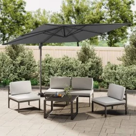 Hanging parasol with anthracite gray aluminum pole 300x300 cm by vidaXL, Umbrellas - Ref: Foro24-319915, Price: 191,53 €, Dis...