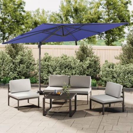 Hängeschirm mit hellblauer Aluminiumstange 400x300cm von vidaXL, Sonnenschirme - Ref: Foro24-319922, Preis: 210,03 €, Rabatt: %
