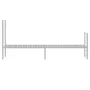 Estructura cama metal con cabecero y pie cama blanca 100x200 cm de vidaXL, Camas y somieres - Ref: Foro24-352381, Precio: 70,...