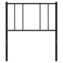 Kopfteil aus schwarzem Metall, 90 cm von vidaXL, Kopf- und Fußteile - Ref: Foro24-352508, Preis: 23,43 €, Rabatt: %
