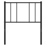 Kopfteil aus schwarzem Metall, 90 cm von vidaXL, Kopf- und Fußteile - Ref: Foro24-352508, Preis: 22,78 €, Rabatt: %