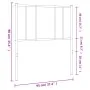 Kopfteil aus schwarzem Metall, 90 cm von vidaXL, Kopf- und Fußteile - Ref: Foro24-352508, Preis: 22,78 €, Rabatt: %