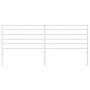 White metal headboard 180 cm by vidaXL, Headboards and footboards - Ref: Foro24-352404, Price: 34,22 €, Discount: %