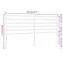 Kopfteil aus weißem Metall, 180 cm von vidaXL, Kopf- und Fußteile - Ref: Foro24-352404, Preis: 33,65 €, Rabatt: %