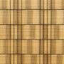 Toldos para balcón 5 uds ratán sintético marrón claro 255x19 cm