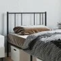Cabecero de metal negro 75 cm de vidaXL, Cabeceros y pies de cama - Ref: Foro24-352506, Precio: 15,48 €, Descuento: %