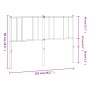 Kopfteil aus schwarzem Metall, 120 cm von vidaXL, Kopf- und Fußteile - Ref: Foro24-352511, Preis: 28,01 €, Rabatt: %