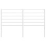 Cabecero de metal blanco 140 cm de vidaXL, Cabeceros y pies de cama - Ref: Foro24-352401, Precio: 25,99 €, Descuento: %