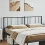 Kopfteil aus schwarzem Metall, 193 cm von vidaXL, Kopf- und Fußteile - Ref: Foro24-352517, Preis: 32,54 €, Rabatt: %