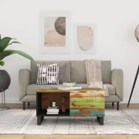 Mesa de centro madera reciclada y contrachapada 80x50x40 cm de vidaXL, Mesas de centro - Ref: Foro24-350634, Precio: 116,85 €...