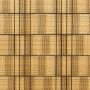 Toldos de balcón 10 uds ratán sintético marrón claro 255x19 cm