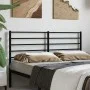 Kopfteil aus schwarzem Metall, 120 cm von vidaXL, Kopf- und Fußteile - Ref: Foro24-352350, Preis: 27,76 €, Rabatt: %