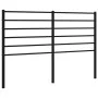 Kopfteil aus schwarzem Metall, 120 cm von vidaXL, Kopf- und Fußteile - Ref: Foro24-352350, Preis: 27,76 €, Rabatt: %