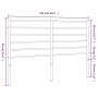 Cabecero de metal negro 120 cm de vidaXL, Cabeceros y pies de cama - Ref: Foro24-352350, Precio: 27,76 €, Descuento: %