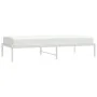 Estructura de cama de metal blanca 90x190 cm de vidaXL, Camas y somieres - Ref: Foro24-350905, Precio: 76,19 €, Descuento: %
