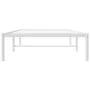 Estructura de cama de metal blanca 90x190 cm de vidaXL, Camas y somieres - Ref: Foro24-350905, Precio: 76,19 €, Descuento: %