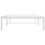 White metal bed frame 90x190 cm by vidaXL, Beds and slatted bases - Ref: Foro24-350905, Price: 77,85 €, Discount: %