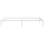 Bettgestell aus weißem Metall, 90 x 190 cm von vidaXL, Betten und Lattenroste - Ref: Foro24-350905, Preis: 77,85 €, Rabatt: %