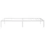 Estructura de cama de metal blanca 90x190 cm de vidaXL, Camas y somieres - Ref: Foro24-350905, Precio: 76,19 €, Descuento: %