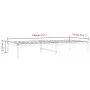 Estructura de cama de metal blanca 90x190 cm de vidaXL, Camas y somieres - Ref: Foro24-350905, Precio: 76,19 €, Descuento: %