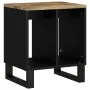Solid mango and technological wood side table 40x31x46 cm by vidaXL, Nightstands - Ref: Foro24-350644, Price: 36,54 €, Discou...