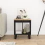 Solid mango and technological wood side table 40x31x46 cm by vidaXL, Nightstands - Ref: Foro24-350644, Price: 36,54 €, Discou...