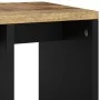 Solid mango and technological wood side table 40x31x46 cm by vidaXL, Nightstands - Ref: Foro24-350644, Price: 36,54 €, Discou...
