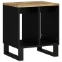 Solid mango and technological wood side table 40x31x46 cm by vidaXL, Nightstands - Ref: Foro24-350644, Price: 36,54 €, Discou...