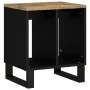 Solid mango and technological wood side table 40x31x46 cm by vidaXL, Nightstands - Ref: Foro24-350644, Price: 36,54 €, Discou...