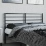 Kopfteil aus schwarzem Metall, 140 cm von vidaXL, Kopf- und Fußteile - Ref: Foro24-352352, Preis: 31,80 €, Rabatt: %