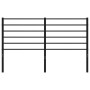 Kopfteil aus schwarzem Metall, 140 cm von vidaXL, Kopf- und Fußteile - Ref: Foro24-352352, Preis: 31,80 €, Rabatt: %