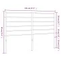 Kopfteil aus schwarzem Metall, 140 cm von vidaXL, Kopf- und Fußteile - Ref: Foro24-352352, Preis: 30,92 €, Rabatt: %