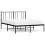 Bettgestell mit schwarzem Metallkopfteil 120x190 cm von vidaXL, Betten und Lattenroste - Ref: Foro24-352477, Preis: 91,80 €, ...