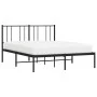 Bettgestell mit schwarzem Metallkopfteil 120x190 cm von vidaXL, Betten und Lattenroste - Ref: Foro24-352477, Preis: 93,52 €, ...