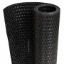 Toldos para balcón 10 uds ratán sintético negro 255x19 cm